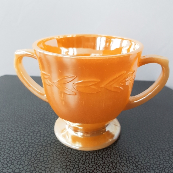 Vintage Fire King Collectors Milk Glass Sugar Bowl - Picture 3 of 7